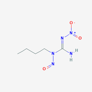 molecular formula C5H11N5O3 B079822 1-Butyl-2-nitro-1-nitrosoguanidine CAS No. 13010-08-7