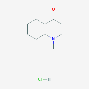 molecular formula C10H18ClNO B7982599 1-methyloctahydroquinolin-4(1{H})-one 