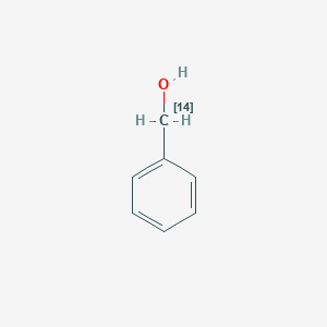 molecular formula C7H8O B079828 Benzyl alcohol, [7-14C] CAS No. 13057-53-9