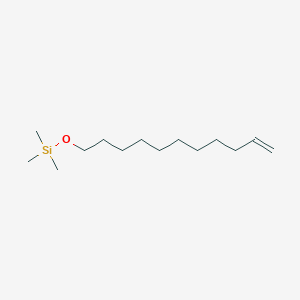 molecular formula C14H30OSi B079829 Trimethyl(undec-10-enoxy)silane CAS No. 14031-97-1