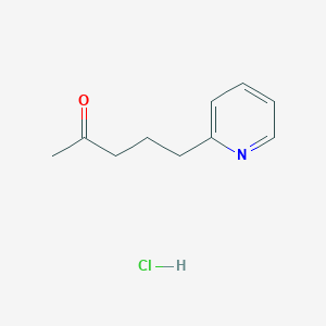molecular formula C10H14ClNO B7982903 5-Pyridin-2-ylpentan-2-one;hydrochloride 