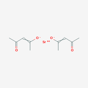 molecular formula C10H14O4Sr B079831 strontium;(Z)-4-oxopent-2-en-2-olate;(E)-4-oxopent-2-en-2-olate CAS No. 12193-47-4