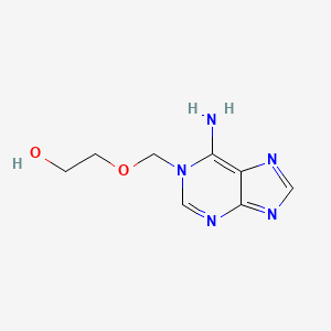 molecular formula C8H11N5O2 B7983431 2-[(6-aminopurin-1-yl)methoxy]ethanol 