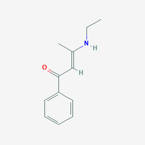 molecular formula C12H15NO B7983727 (E)-3-(Ethylamino)-1-phenylbut-2-en-1-one 