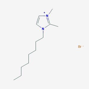 molecular formula C13H25BrN2 B7983898 1-Octyl-2,3-dimethylimidazolium bromide 