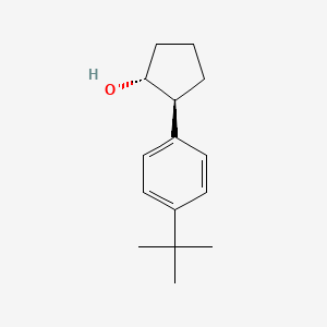 molecular formula C15H22O B7984001 trans-2-(4-(tert-Butyl)phenyl)cyclopentanol 