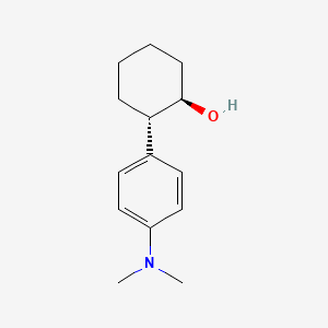 molecular formula C14H21NO B7984079 trans-2-(4-(Dimethylamino)phenyl)cyclohexanol 
