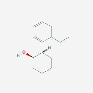 molecular formula C14H20O B7984095 trans-2-(2-Ethylphenyl)cyclohexanol 