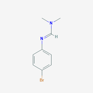 molecular formula C9H11BrN2 B079841 N'-(p-Bromophenyl)-N,N-dimethylformamidine CAS No. 13181-50-5