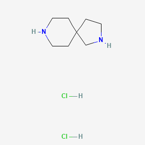 molecular formula C8H18Cl2N2 B7984374 2,8-Diazaspiro[4.5]decane dihydrochloride 