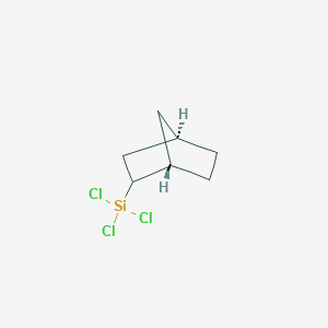 molecular formula C7H11Cl3Si B7984443 2-(Bicycloheptyl)trichlorosilane 