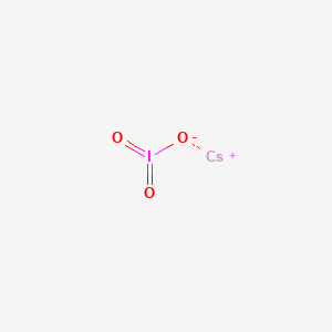 molecular formula CsIO3 B079846 碘酸铯 CAS No. 13454-81-4