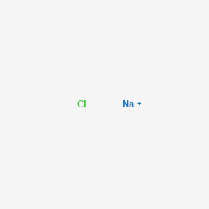 molecular formula NaCl<br>ClNa B079847 Sodium chloride CAS No. 14762-51-7