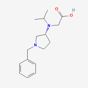 molecular formula C16H24N2O2 B7984812 [((R)-1-Benzyl-pyrrolidin-3-yl)-isopropyl-amino]-acetic acid 