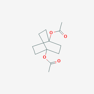 molecular formula C12H18O4 B079857 (4-Acetyloxy-1-bicyclo[2.2.2]octanyl) acetate CAS No. 10364-35-9