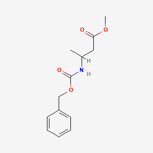 molecular formula C13H17NO4 B7987327 Methyl 3-(cbz-amino)butanoate CAS No. 112121-71-8