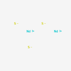 molecular formula Nd2S3 B079876 Neodymium sulfide (Nd2S3) CAS No. 12035-32-4