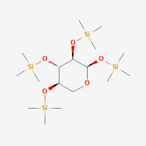 Trimethyl-[(2R,3R,4S,5R)-2,3,5-tris(trimethylsilyloxy)oxan-4-yl]oxysilane