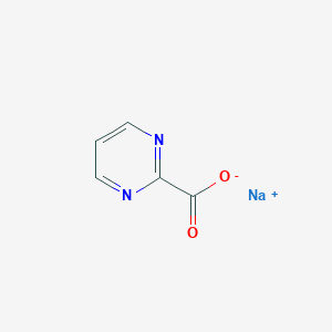 molecular formula C5H3N2NaO2 B7987769 sodium;pyrimidine-2-carboxylate 