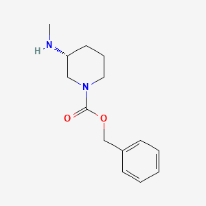 molecular formula C14H20N2O2 B7987869 (R)-3-Methylamino-piperidine-1-carboxylic acid benzyl ester 
