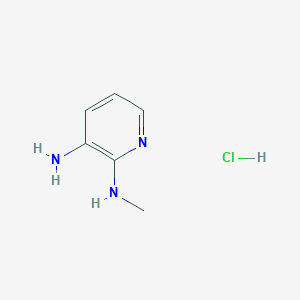 molecular formula C6H10ClN3 B7987957 N2-methylpyridine-2,3-diamine hydrochloride 