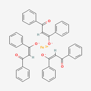 molecular formula C45H33FeO6 B7987979 iron(3+);(E)-3-oxo-1,3-diphenylprop-1-en-1-olate 