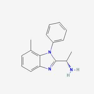 (S)-1-(7-Methyl-1-phenyl-1H-benzo[D]imidazol-2-YL)ethanamine