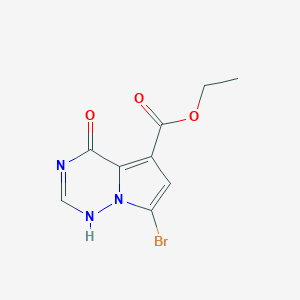 molecular formula C9H8BrN3O3 B7988102 CID 57629499 