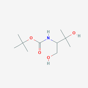 Tert-butyl (1,3-dihydroxy-3-methylbutan-2-YL)carbamate