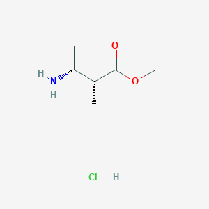 (2R,3R)-Methyl 3-amino-2-methylbutanoate hydrochloride