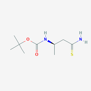 (R)-3-[[(1,1-Dimethylethoxy)carbonyl]amino]butanethioamide