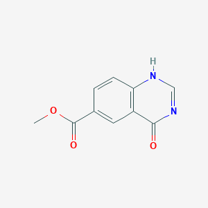 molecular formula C10H8N2O3 B7988252 methyl 4-oxo-1H-quinazoline-6-carboxylate 