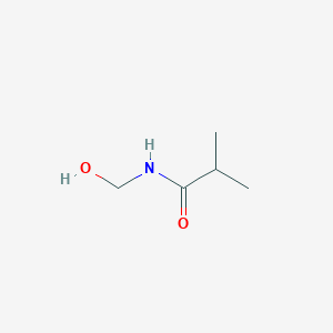 molecular formula C5H11NO2 B7988258 N-(Hydroxymethyl)isobutyramide 