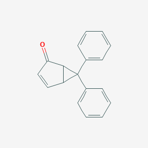 molecular formula C18H14O B079883 6,6-Diphenylbicyclo[3.1.0]hex-3-en-2-one CAS No. 13304-07-9