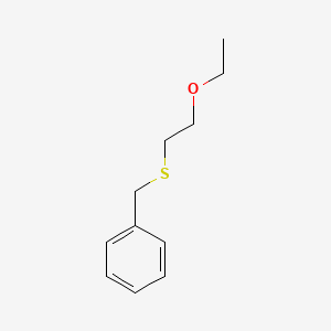 molecular formula C11H16OS B7988671 A-Ethoxyethyl benzyl sulfide CAS No. 64080-56-4