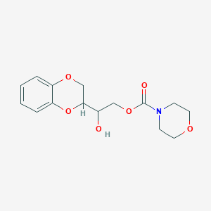 2-(1,4-Benzodioxan-2-yl)-2-hydroxyethyl 4-morpholinecarboxylate