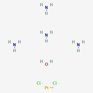 molecular formula Cl2H14N4OPt B079890 Tetraammineplatinum(II) chloride hydrate CAS No. 13933-33-0
