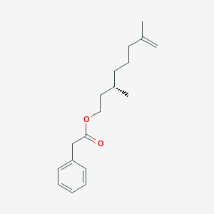 molecular formula C18H26O2 B079893 Rhodinyl phenyl acetate CAS No. 10486-14-3