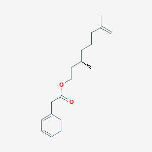 molecular formula C18H26O2 B079893 Rhodinyl phenylacetate CAS No. 10486-14-3