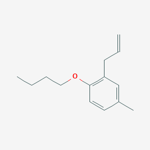 molecular formula C14H20O B7989601 3-(2-n-Butoxy-5-methylphenyl)-1-propene 