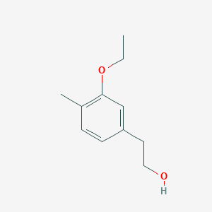 molecular formula C11H16O2 B7990426 3-Ethoxy-4-methylphenethyl alcohol 