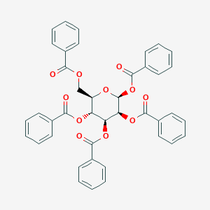 molecular formula C41H32O11 B079905 1,2,3,4,6-PENTA-O-BENZOYL-beta-D-MANNOPYRANOSE CAS No. 13526-09-5