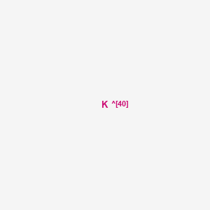 molecular formula K B079907 Potassium K-40 CAS No. 13966-00-2