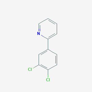 molecular formula C11H7Cl2N B7990719 2-(3,4-Dichlorophenyl)pyridine CAS No. 5957-86-8