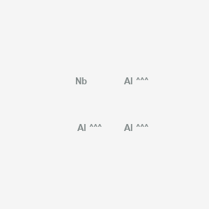 molecular formula Al3N B079908 Aluminum, compd. with niobium (3:1) CAS No. 12004-70-5