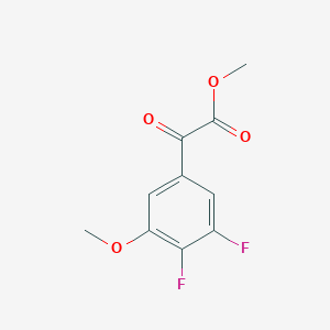 molecular formula C10H8F2O4 B7991150 Methyl 3,4-difluoro-5-methoxybenzoylformate 