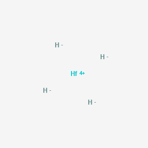 molecular formula H4Hf B079912 Hafnium tetrahydride CAS No. 12656-74-5