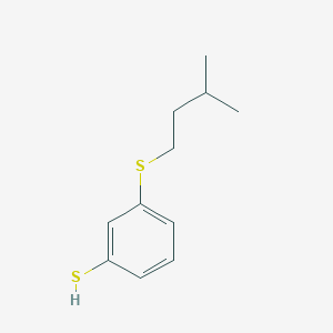 molecular formula C11H16S2 B7991258 3-(iso-Pentylthio)thiophenol 