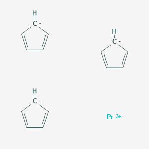 molecular formula C15H15Pr B079917 Tris(cyclopentadienyl)praseodymium CAS No. 11077-59-1