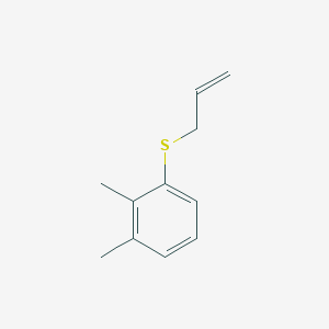 molecular formula C11H14S B7991999 1-Allylsulfanyl-2,3-dimethylbenzene 